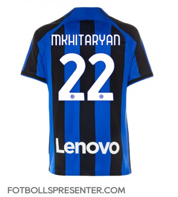 Inter Milan Henrikh Mkhitaryan #22 Hemma Matchtröja 2022-23 Kortärmad